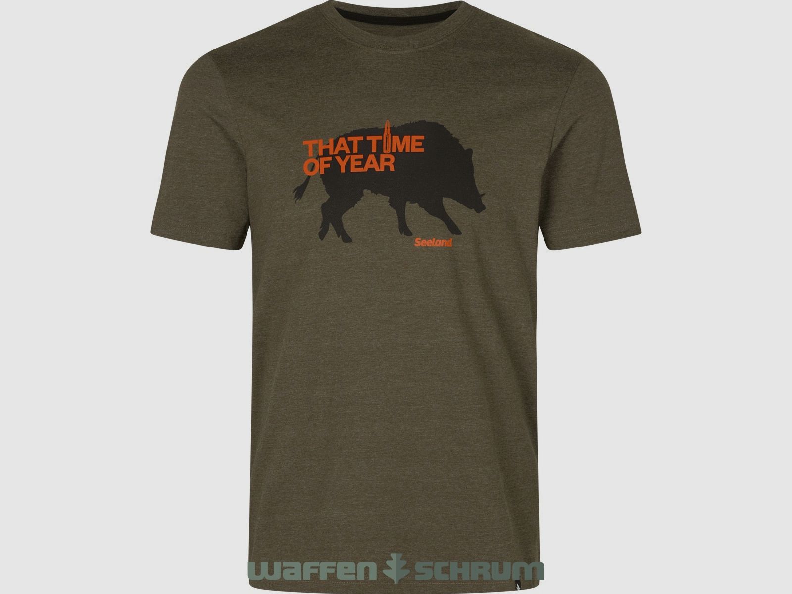 Seeland T-Shirt That Time Pine green melange