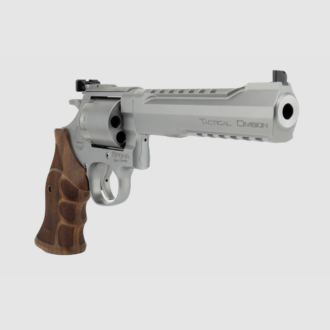  SPOHR Tactical Division Stainless 6 Zoll Revolver Made in Germany 6"