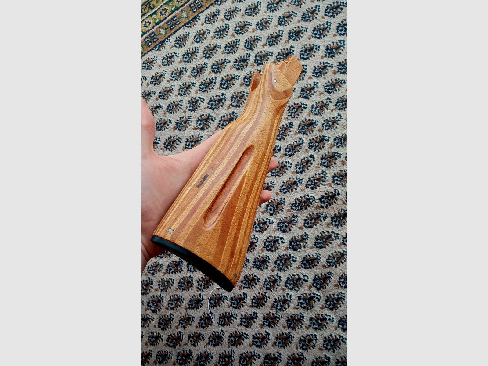 Unmontierter AK74 Festschaft von WBP Holz-Laminat inkl. Schrauben  // AK Schaft Holz
