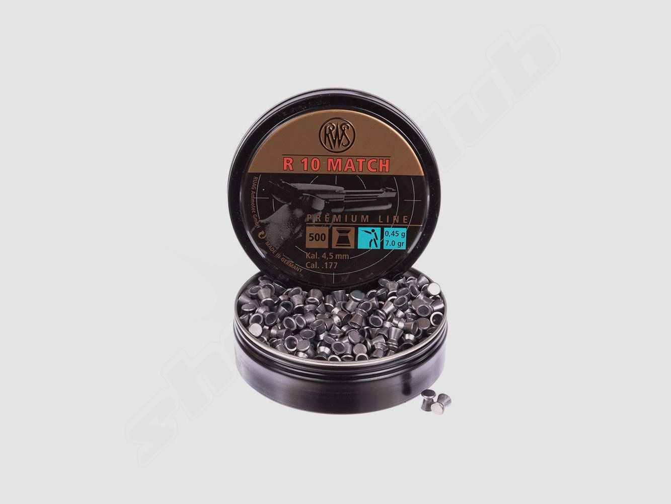 RWS Match R10 Premium Line Diabolos LP / Kaliber 4,5 mm / 500 Stk
