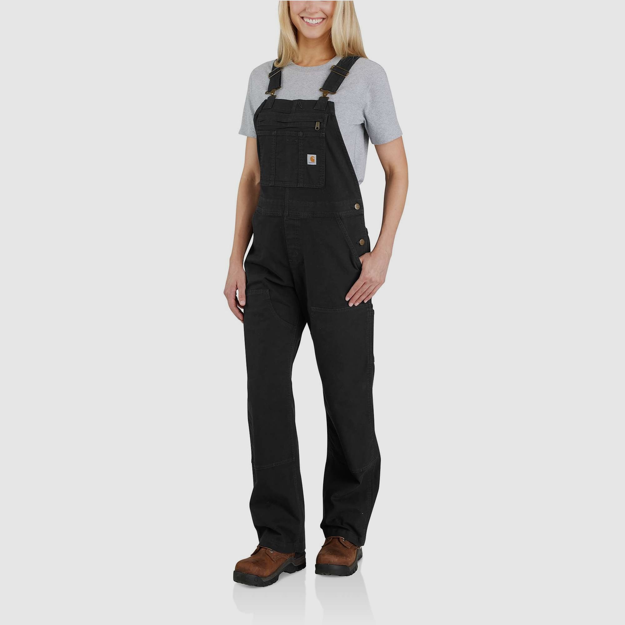 Carhartt Crawford Suspender Pants Women Black S