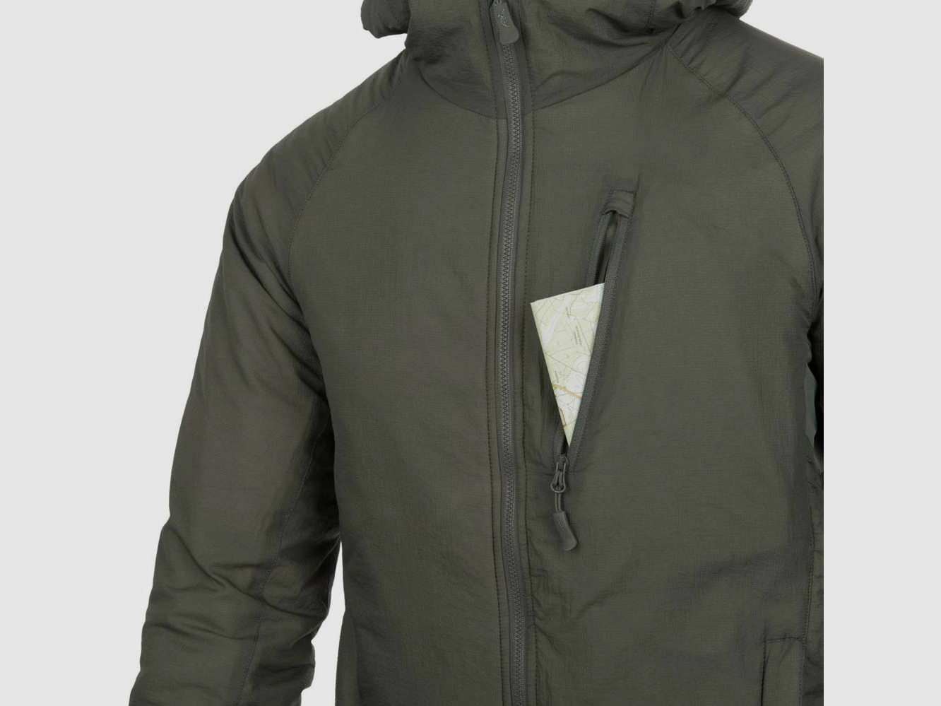 HELIKON TEX WOLFHOUND HOODIE Climashield® Apex™ ALPHA GREEN