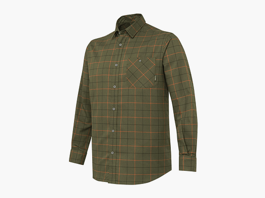CAMICIA – BERETTA – JARGO STRETCH SHIRT Grün Kürbis Check