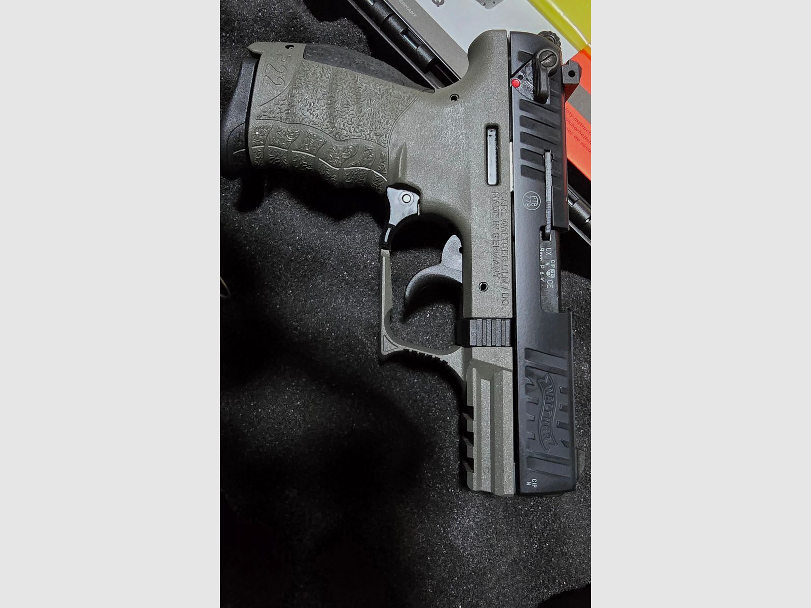 Walther P22 Q Meteor Grey Cerakote Schreckschuss 9mm PAK