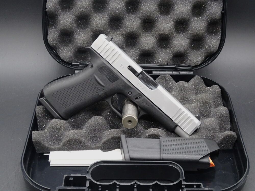 Glock 48 FS silver slide Kaliber 9mm Luger NEUWAFFE 48 FS silver slide