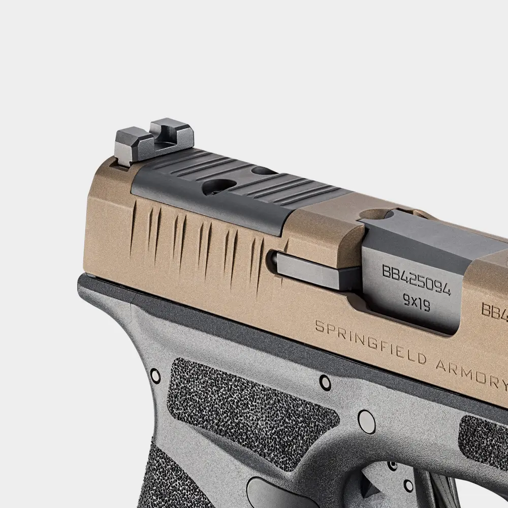 Springfield Hellcat Pro OSP Kal.9x19mm , Slide Burnt Bronze „Exclusive bei Lipsey“, Bild 10 von 11