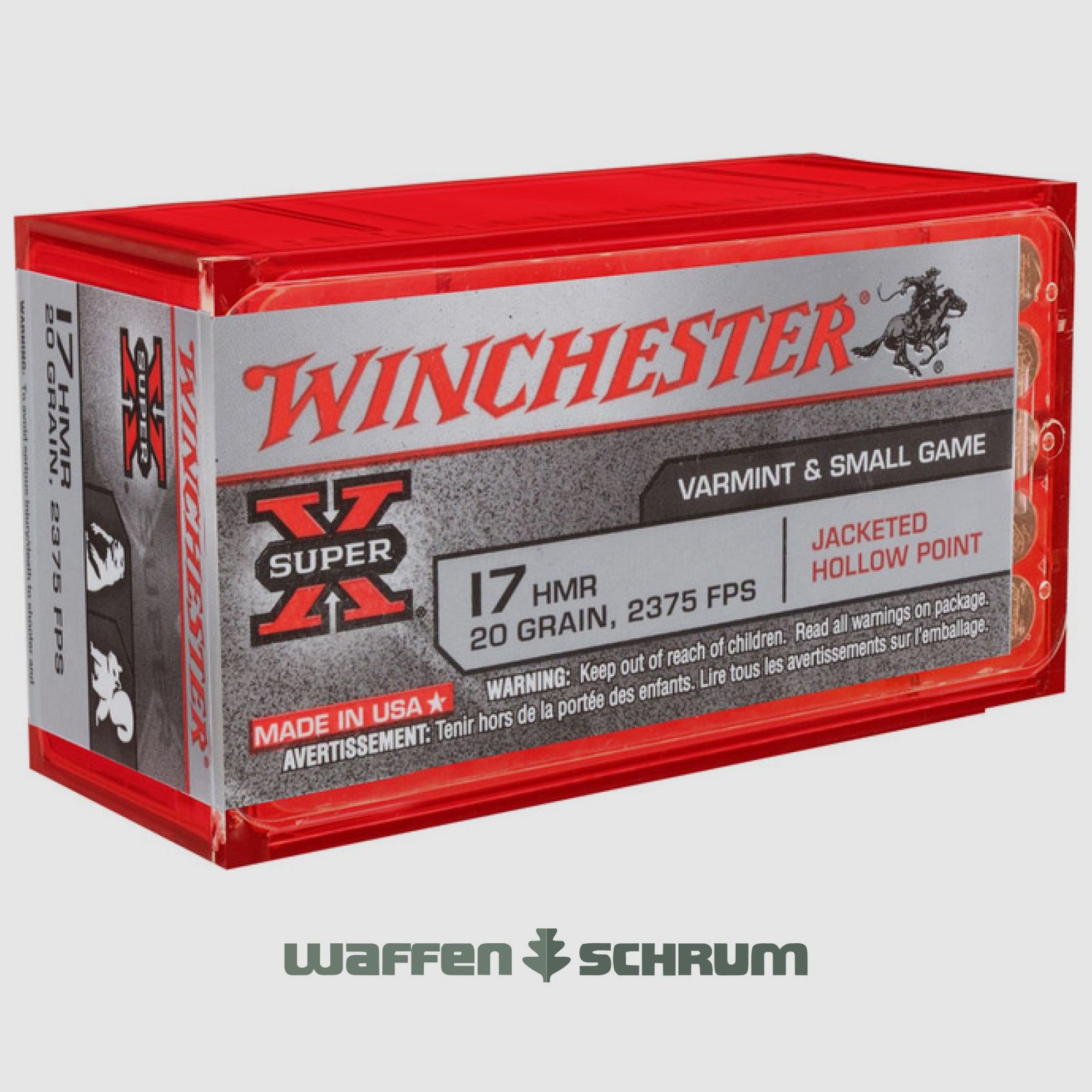 Winchester Super-X 1,3g - 20gr .17HMR