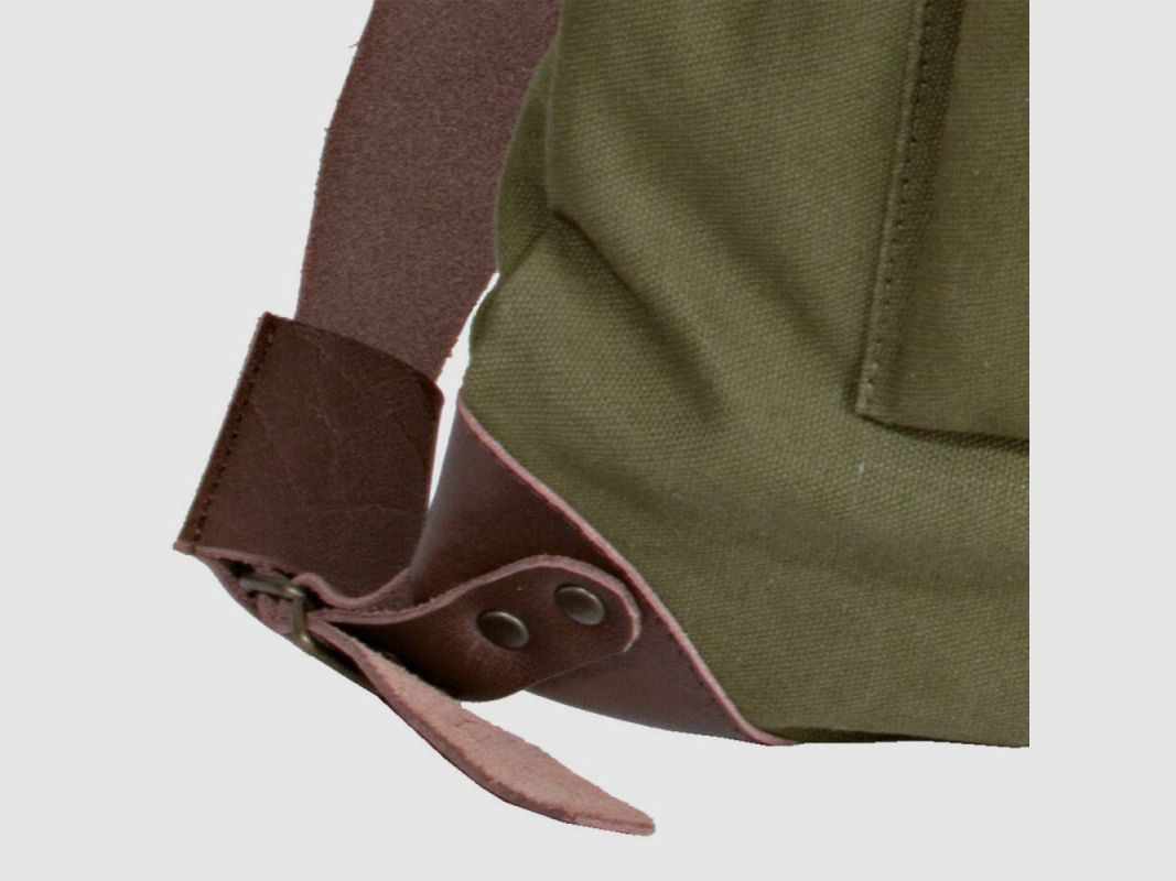 AKAH Canvas Rucksack lautlos, Bild 5 von 5