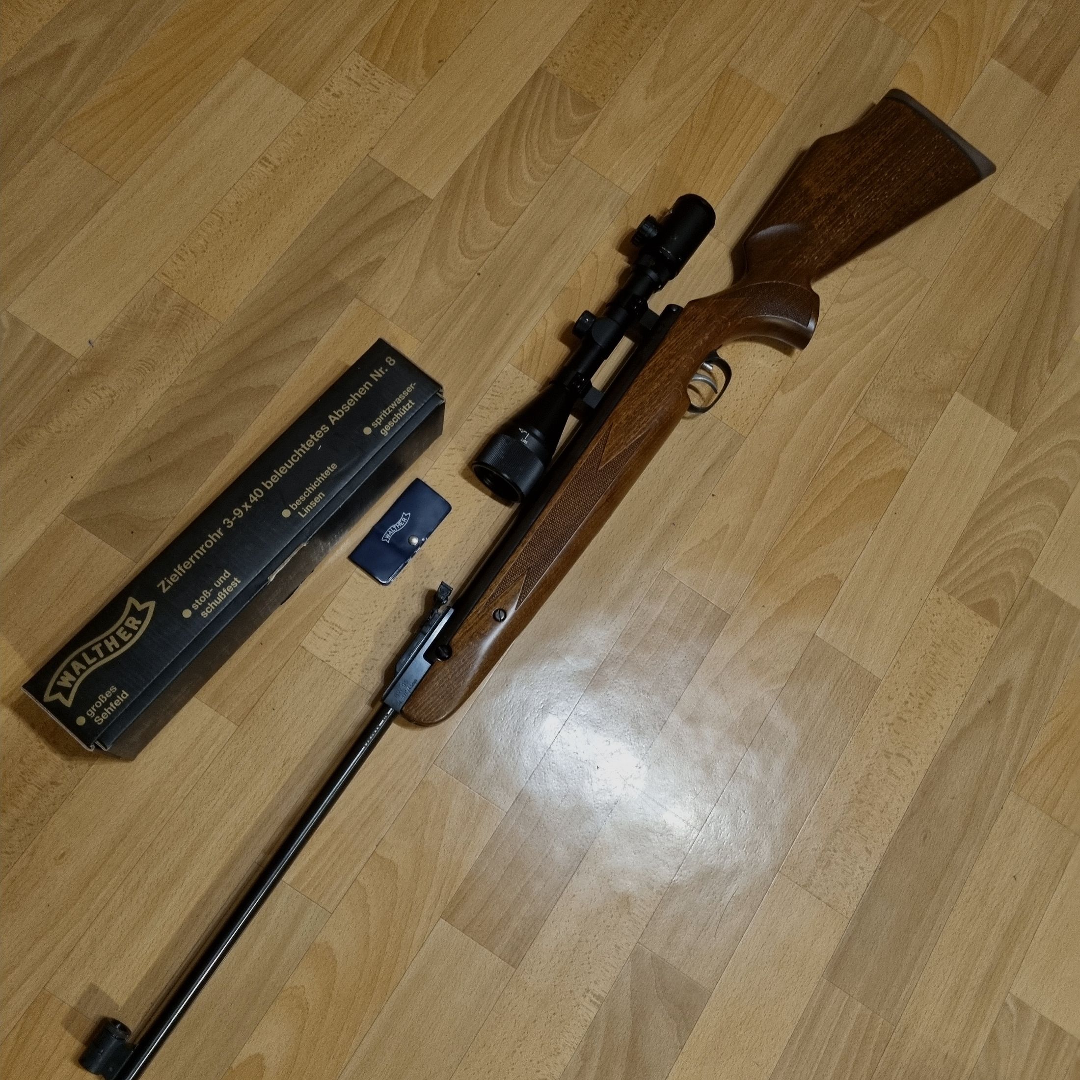 Incenso HW 95 LUXUS, 4,5 mm/ fogli di mirino intercambiabili, ZF Walther 3-9x40