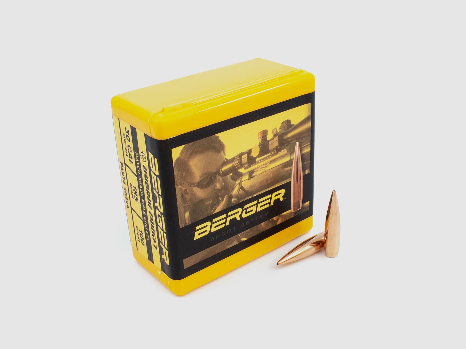 Proiettile Berger .30 Hybrid Target 185GR 100 Pezzi