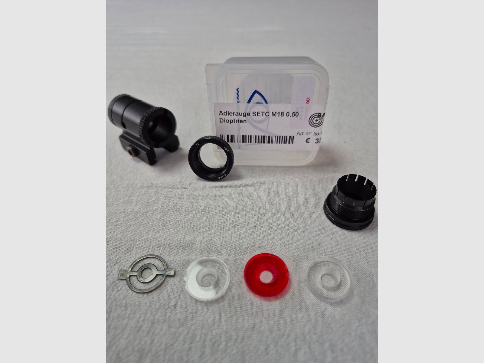 Adlerauge M18 0,5 Dioptrien und Korntunnel M18 FWB