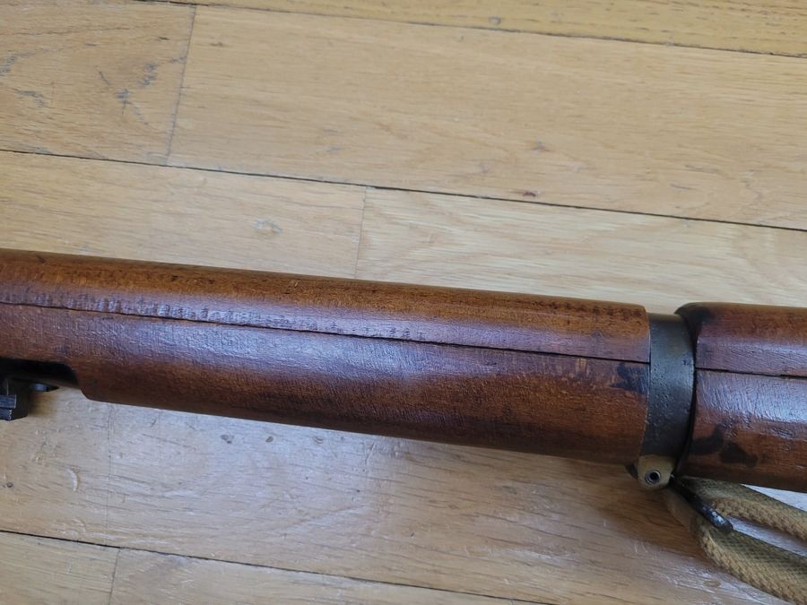 Sehr schöner englischer Gewehr Lee Enfield MKIII (*) – Sehr seltene englische Herstellung aus dem Zweiten Weltkrieg von B.S.A. aus 1943! – Originalkaliber 303 British – Mononummer – MUSEUMSZUSTAND!, Bild 37 von 41