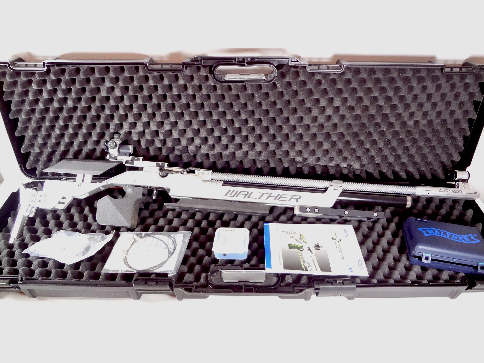 Walther LG 400 Alutec Competition Luftgewehr mit Linksgriff. 