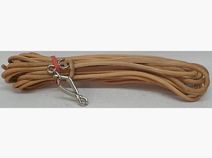 Corda per sudore di circa 10 m - in pelle con pinza a forbice