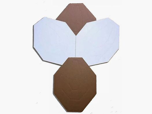 IPSC Micro Classic Target (40%) retro bianco
