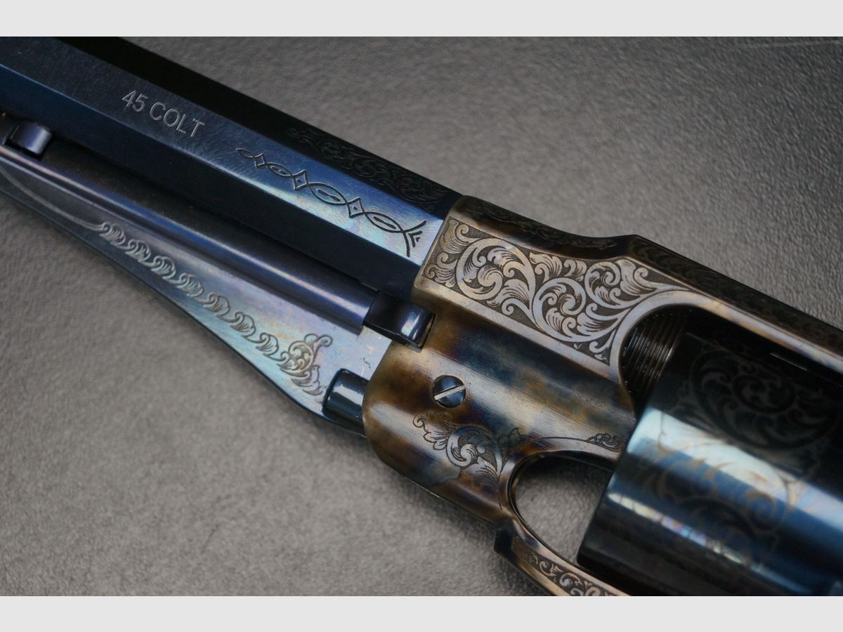 Uberti 1858 New Army Improved Graviert .45 Colt, Bild 9 von 12