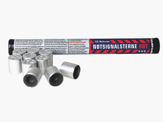 Estrellas de señal de emergencia rojas 10 uds.