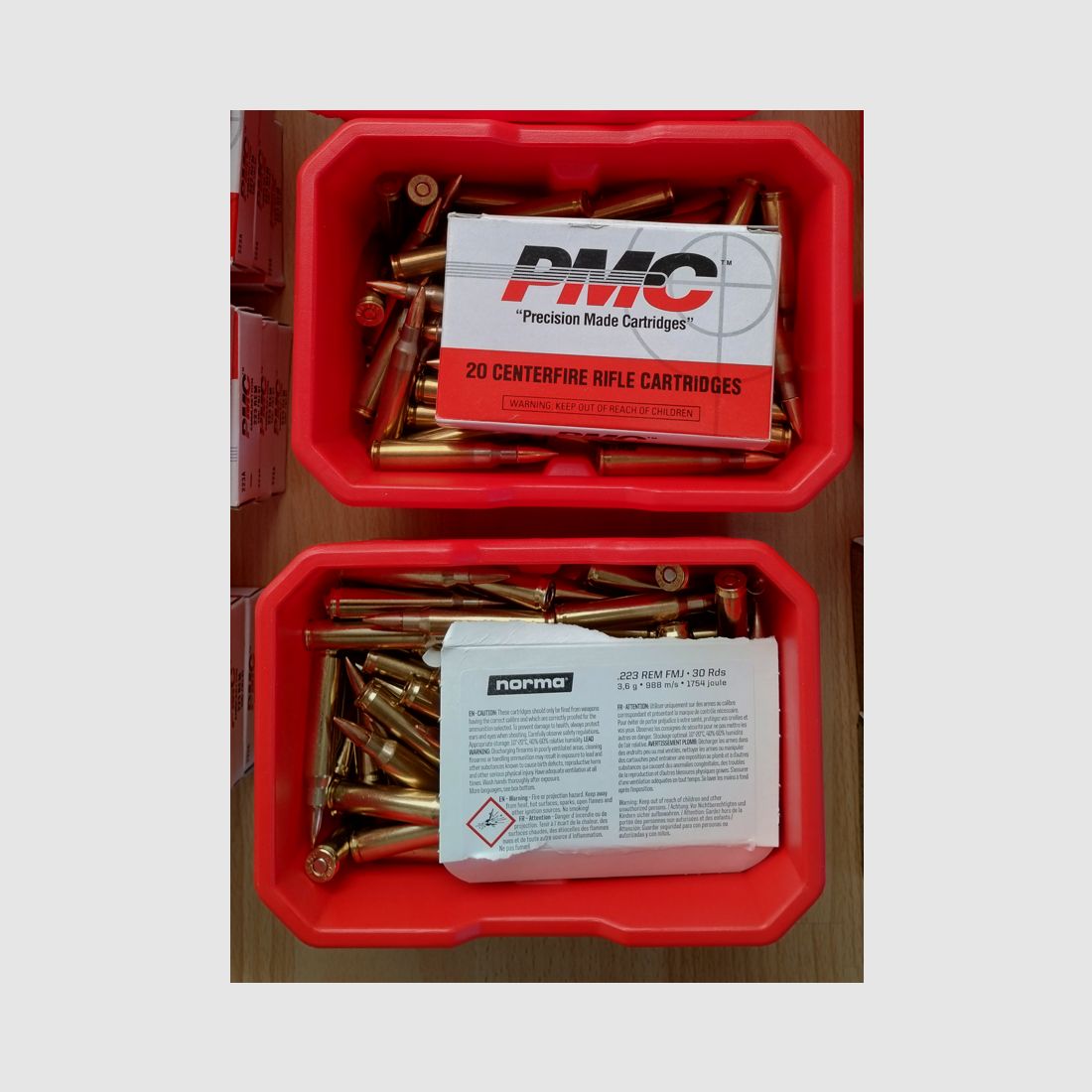 .223 Rem.  1680 Patronen: Norma, Ruag, S&B, PMC...