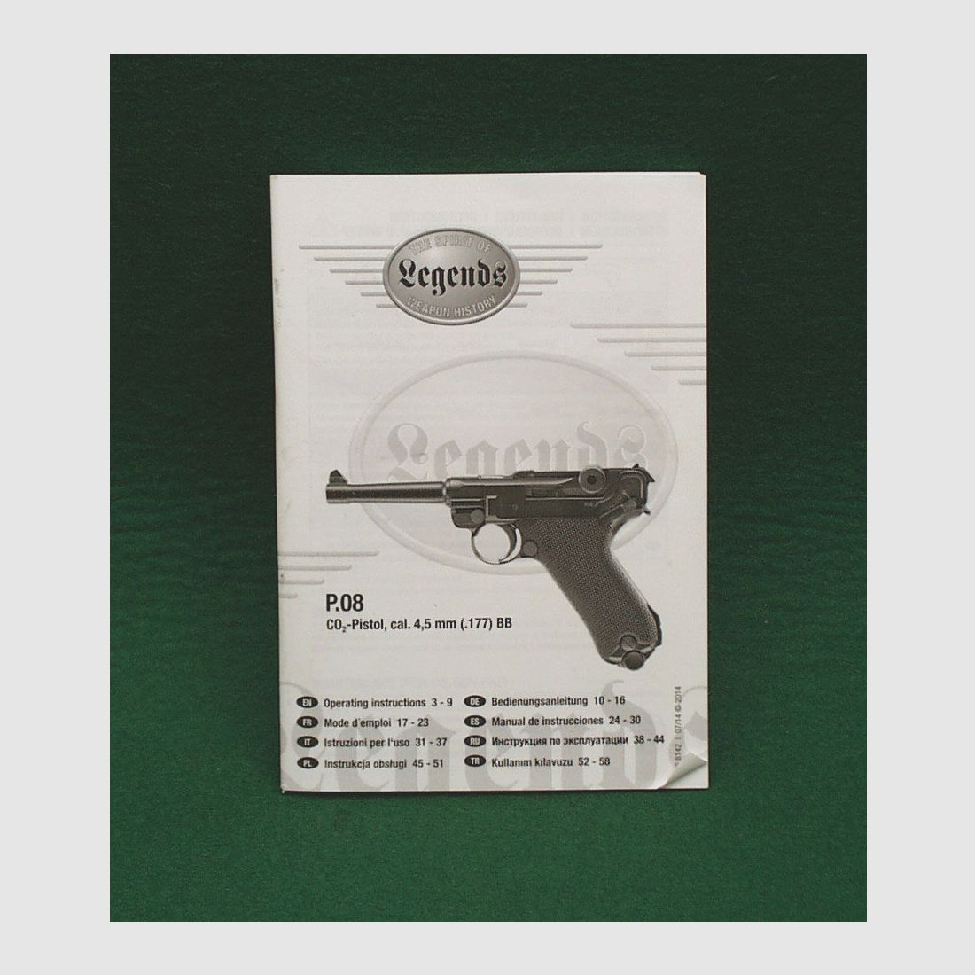 Umarex Legends P08 CO2 Pistol