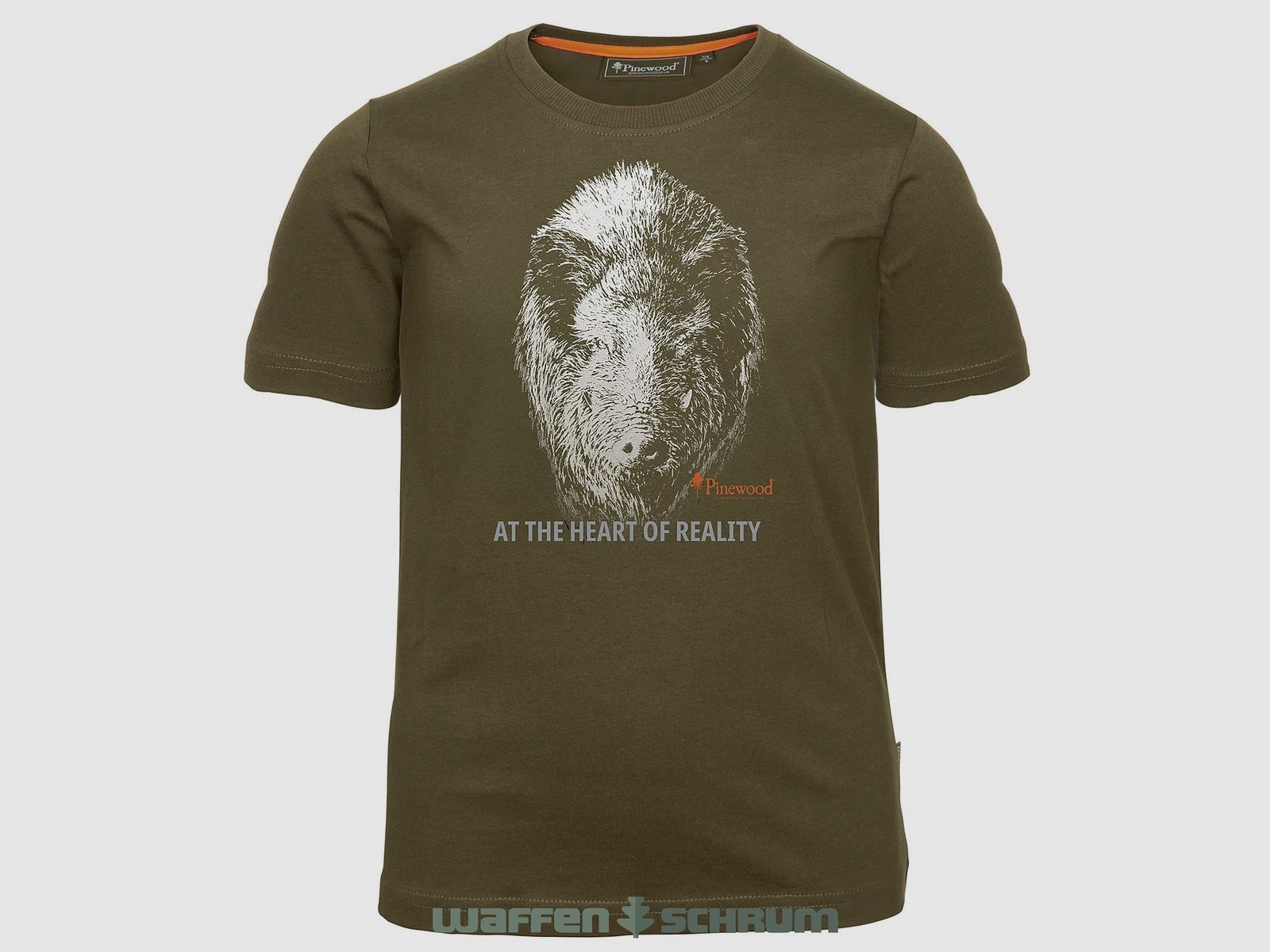 Pinewood T-Shirt Wildzwijn H. Olijf