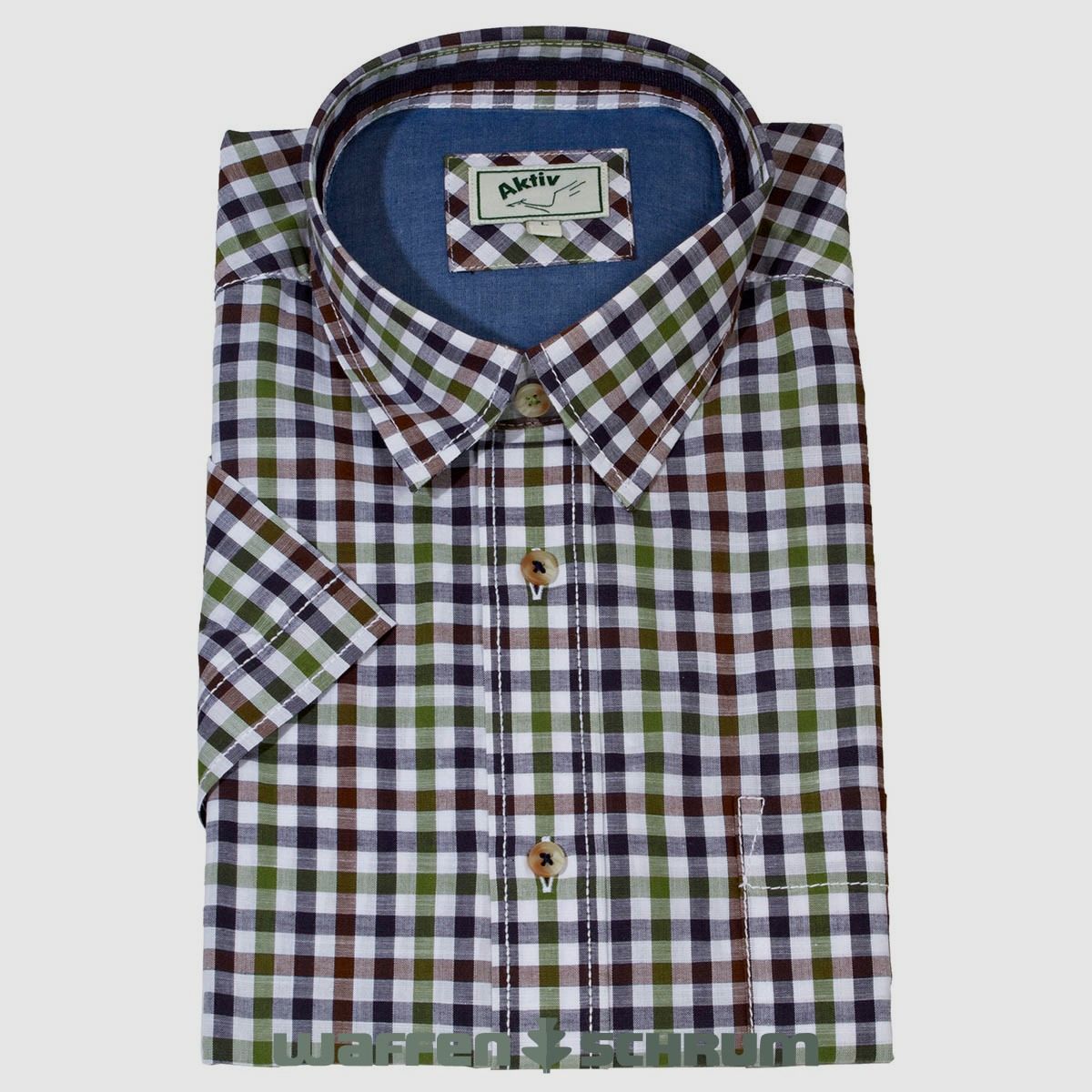 AKAH Sommerhemd Kevin Kariert