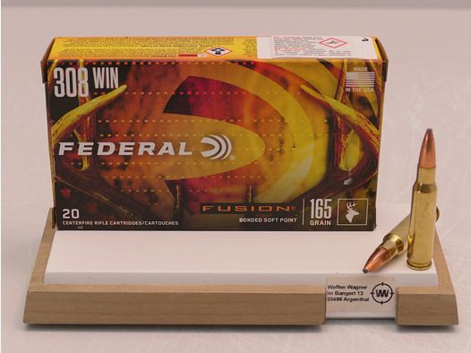 Federal Fusion 165grs. A20