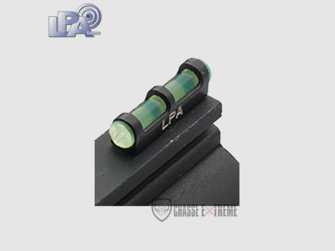 Mirino in Fibra Ottica LPA Verde per Fucile con Filettatura da 3mm
