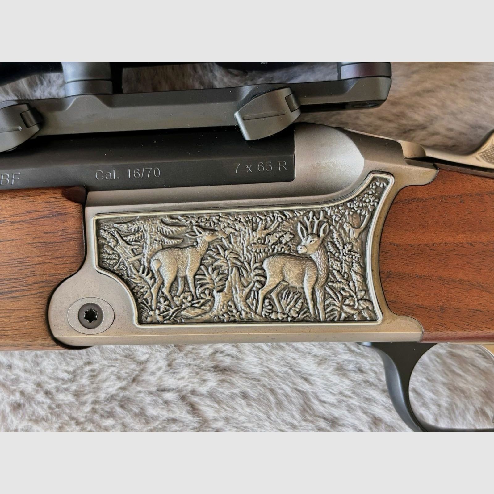 Bockbüchsflinte mit Einstecklauf