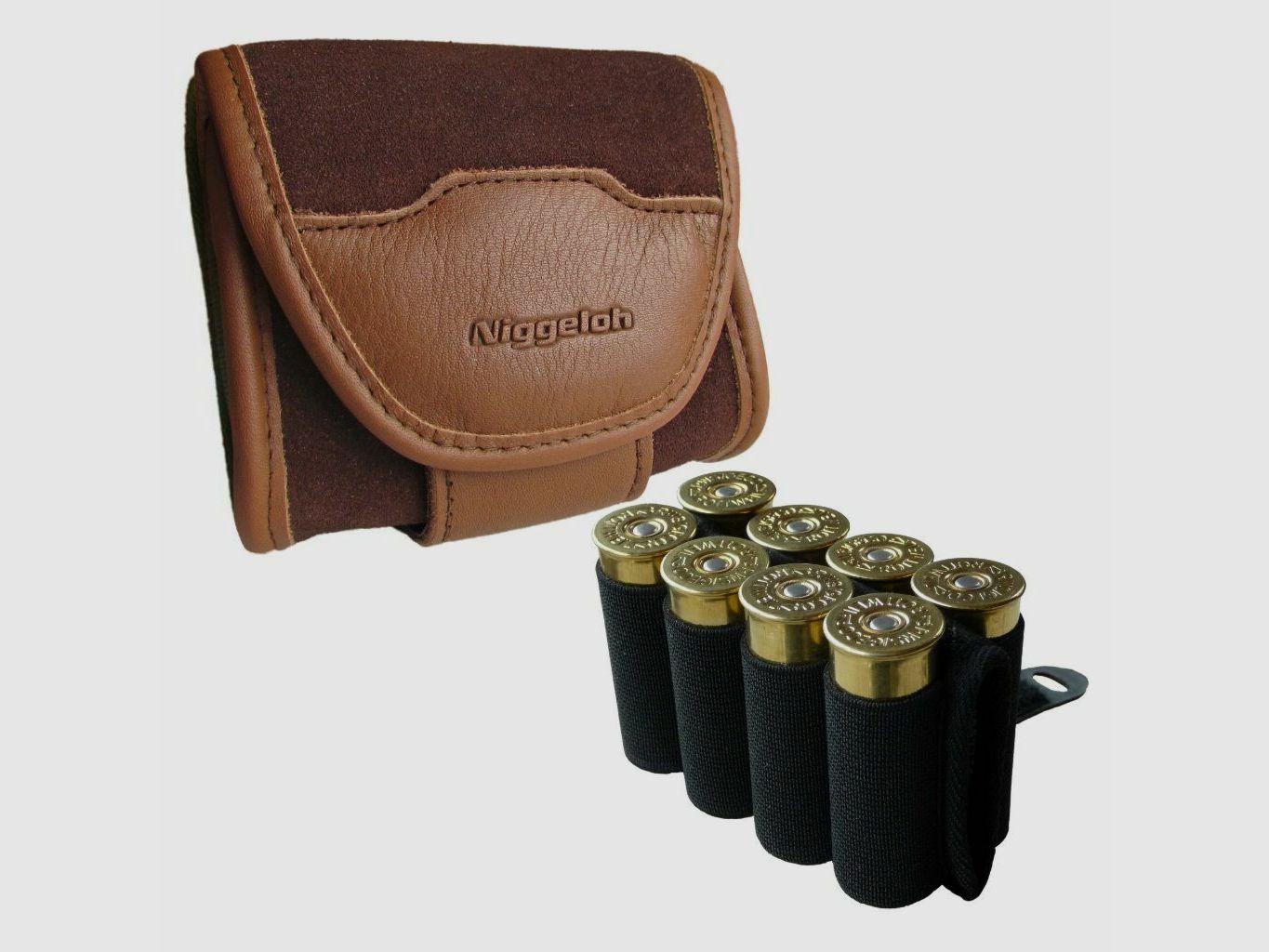 Niggeloh Estuche portacartuchos All-In-One-Case piel, 8 cartuchos, imagen 1 de 3