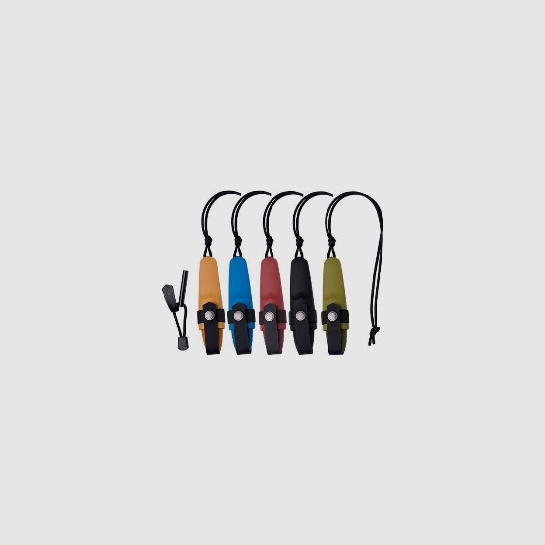 Pack mit 5 Morakniv Eldris Messern mit Feuerstarter - Klinge 59mm Standard T