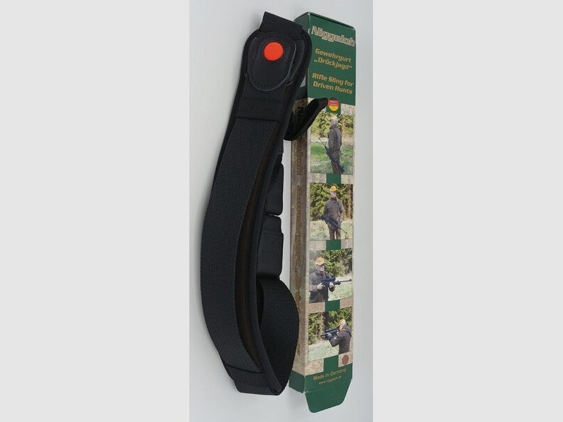 Niggeloh Gewehrgurt Drückjagd Rifle Sling for Driven Hunts in Braun