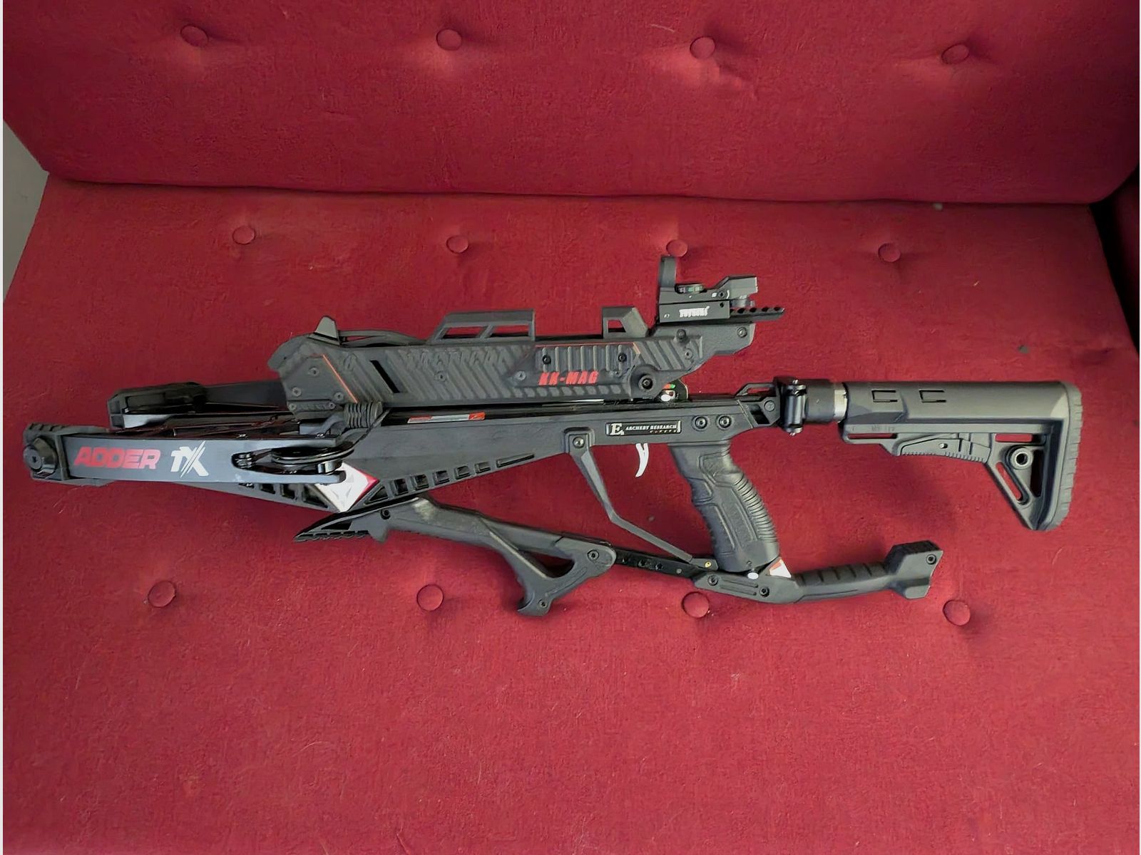 K Adder V3 TX-Compound + Mey Folding Stock + TT Bag