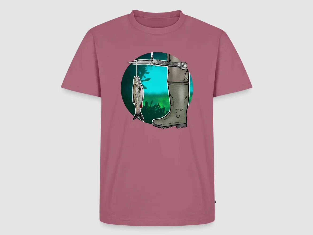 PUMA Men´s Premium T-Shirt „Waagemesser – Petri Heil"