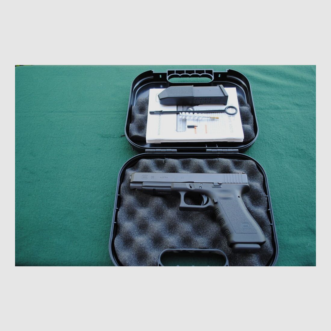 Glock 35, Gen. 4, Original Koffer mit allem Zubehör