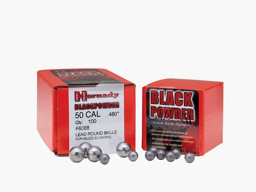 Munición Avancarga HORNADY LEAD BALLS-44 CAL .454 LEAD BALLS- Caja 100