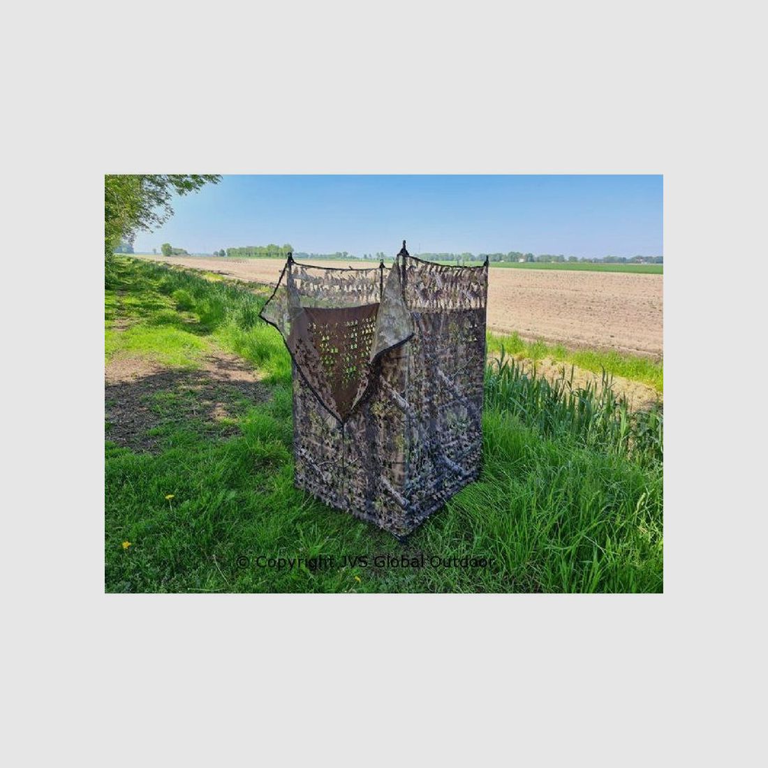 Tarnzelt Camouflage mit Rahmen inkl. Tarnnetz