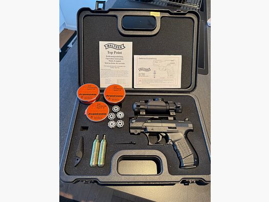 Walther CP99 luchtpistool 4,5mm met Top Point