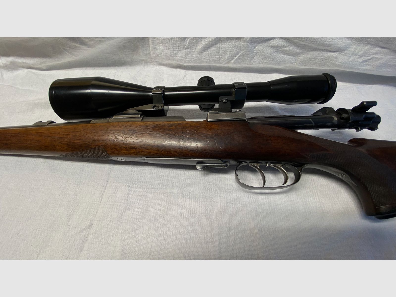 Ferlacher Repetierbüchse 8x57 IS, Repetierer, Repetiergewehr mit Mündungsgewinde f. Schalldämpfer, Zielfernglas 8x56, Neubeschuss 2021