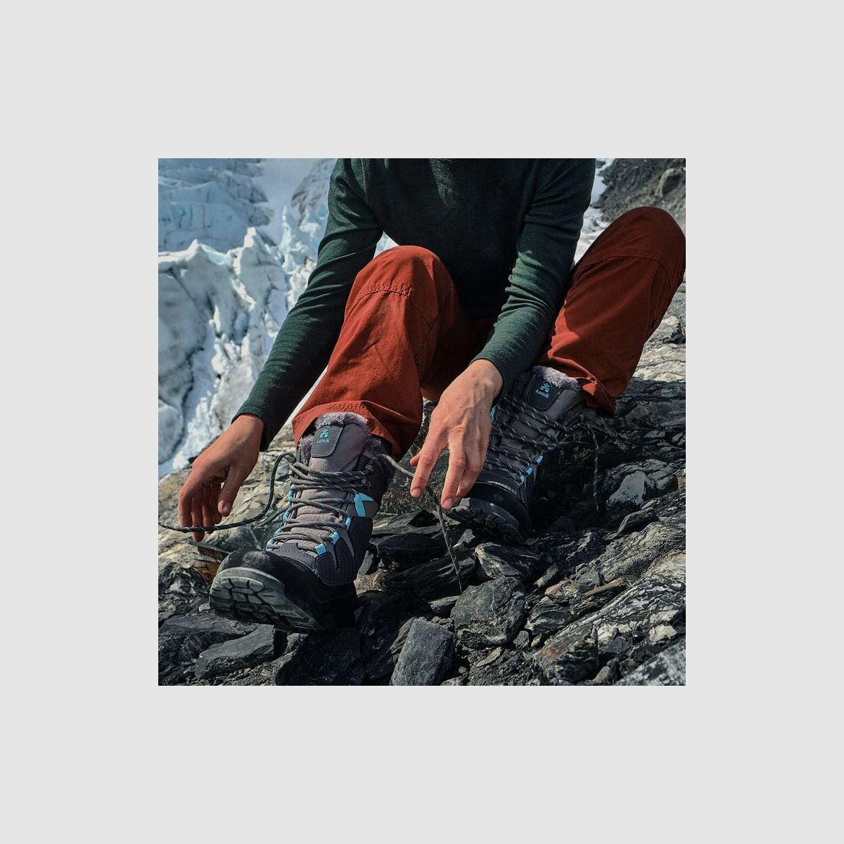 KAMIK Iceland F Dames Winterlaarzen Charcoal Charbon