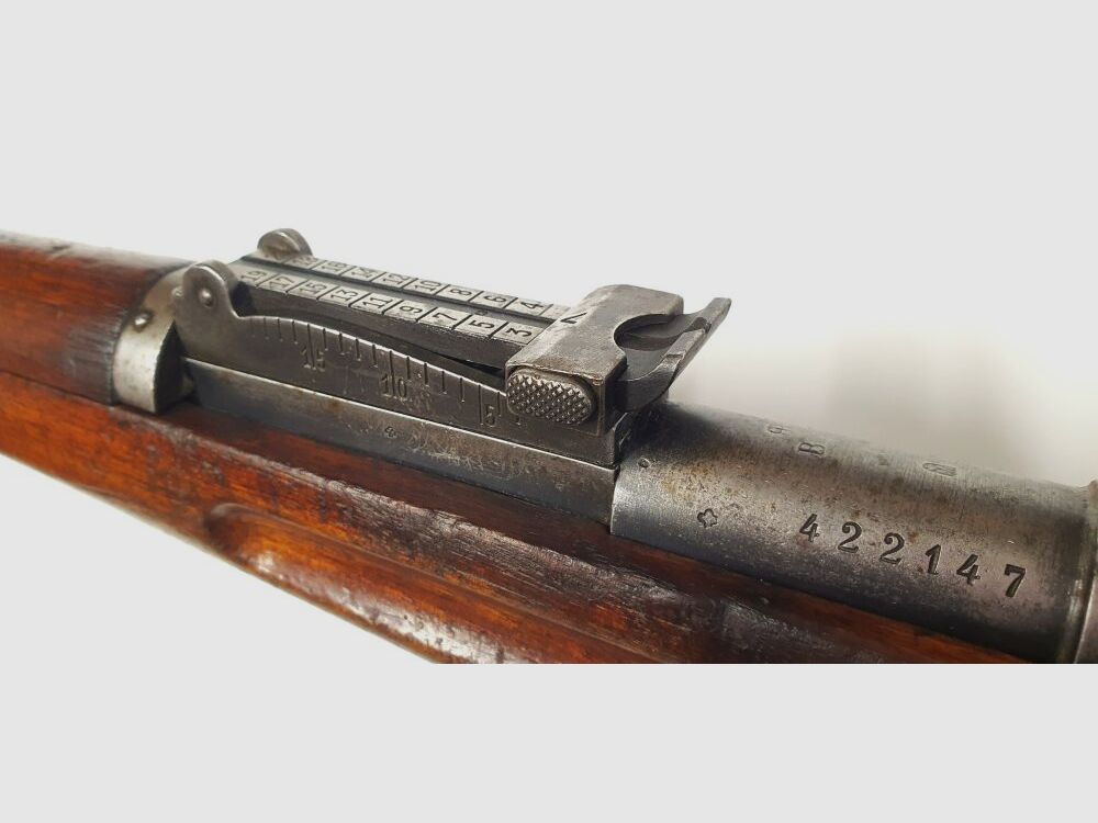Fabryka broni Bern karabina powtarzalna Gewehr IG1911 kaliber 7,5x55 szwajcarski całkowicie zgodny z numerami
