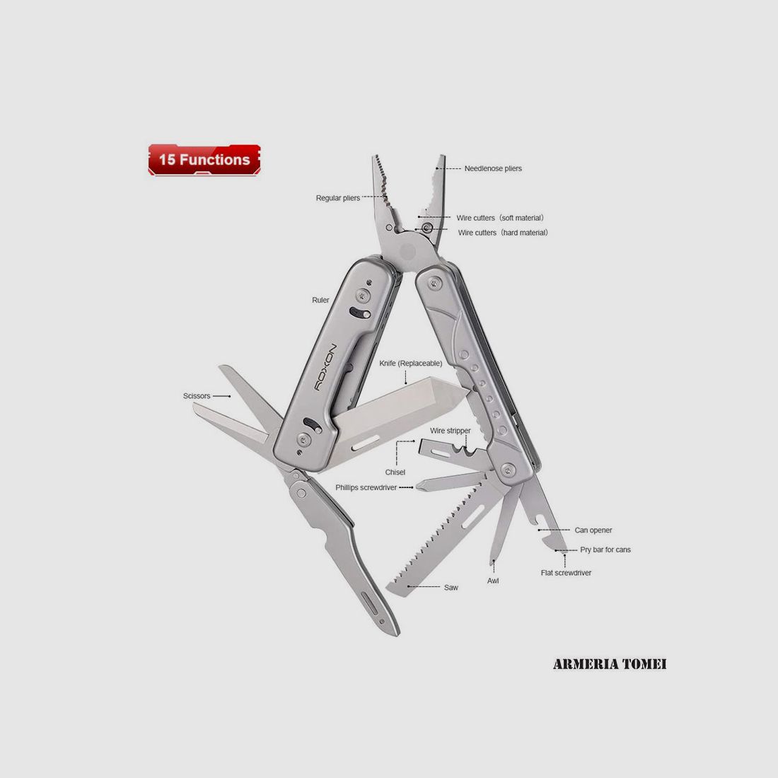 PINZA/COLTELLO – ROXON – S802 PHANTOM, immagine 2 di 7