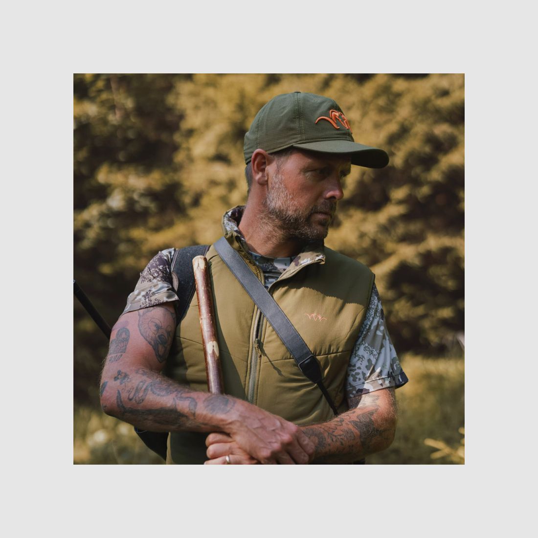 CZAPKA BLASER HUNTEC AIRFLOW OLIVE, zdjęcie 4 z 4