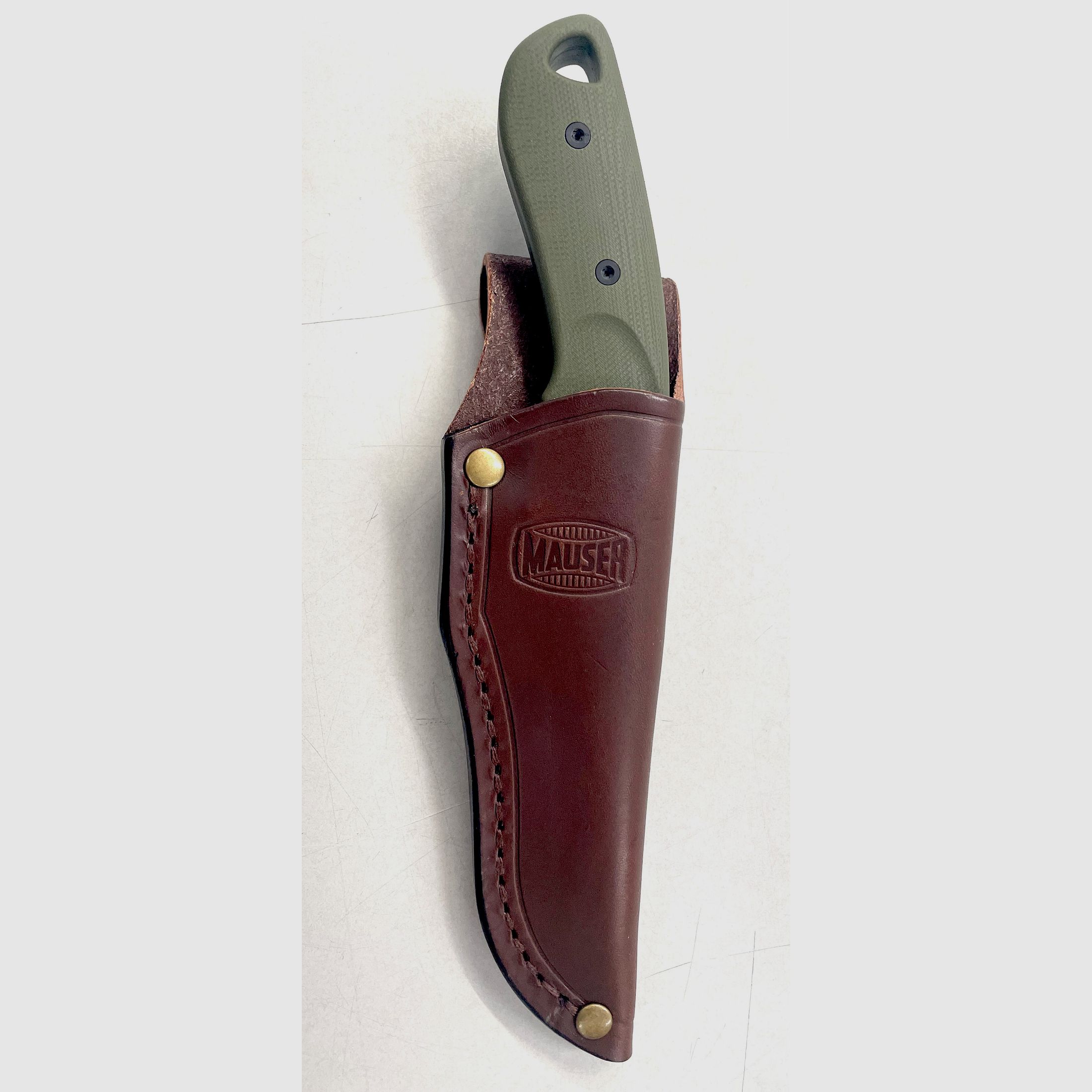 Mauser 80414837 Messer Original klein D2-Stahl Klingenlänge 9 cm braun2