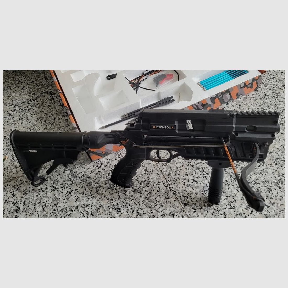 Steambow Repetierarmbrust AR-6 Stinger II Tactical 55 lbs