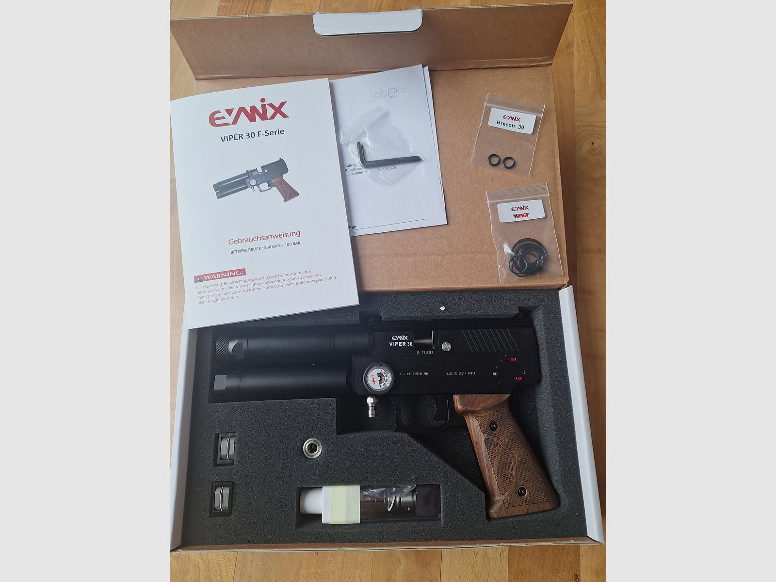 Evanix Viper .30   F    7,5 Joule