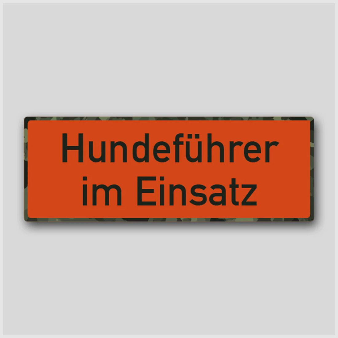 Magnetschild "Hundeführer im Einsatz"