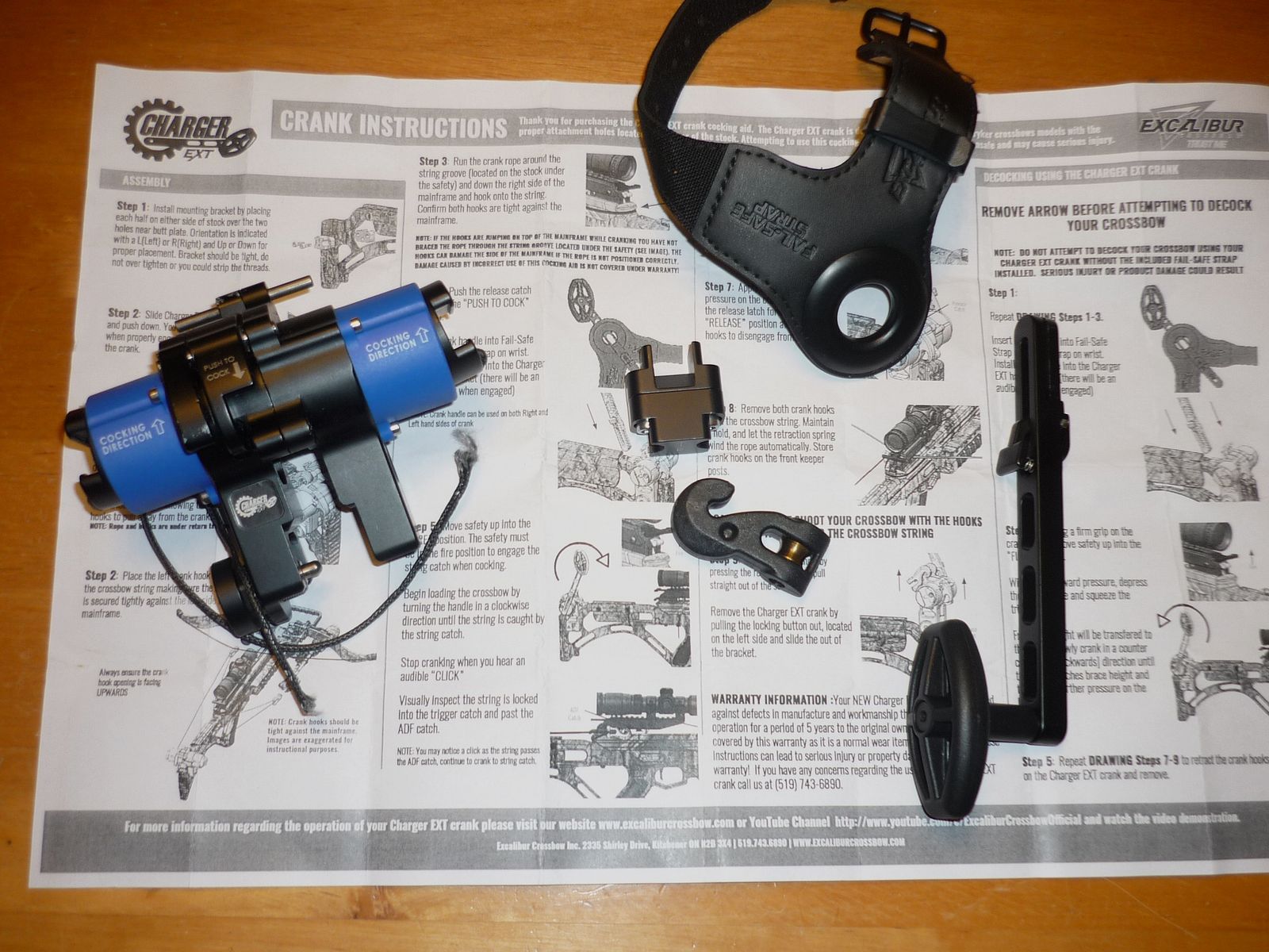 Ładowarka korbowa do kuszy Exkalibur