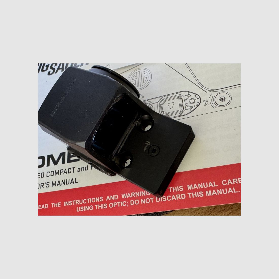 SIG SAUER ROMEO X PRO Punto Rojo Cerrado 6 MOA - absolutamente como nuevo