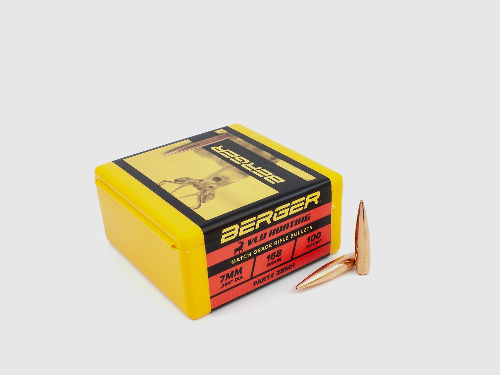 Berger Geschoss 7mm/.284 VLD Hunting 168GR 100 Stück