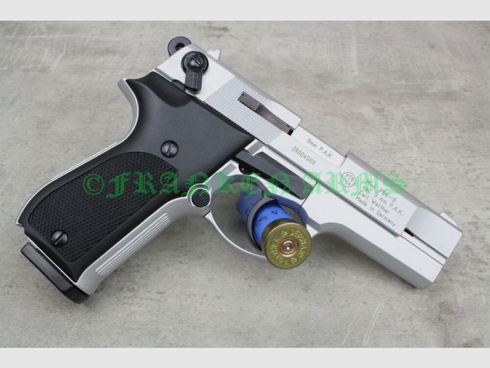 Walther P88 Compact 9mm P.A. vernickelt